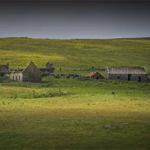 Abandoned farmhouse, Shetland Island Scotland