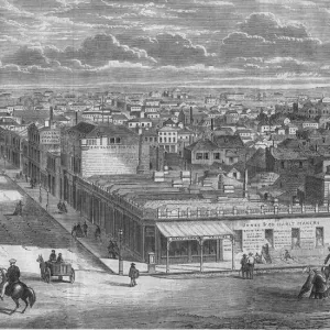 Melbourne City Print circa 1850