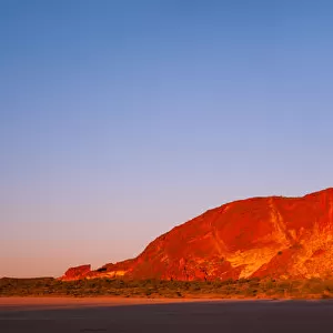 Beautiful twilight colors Rainbow Valley Australia