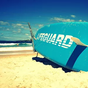 Bondi Beach lifeguard surf board