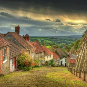 Gold Hill Views Across the Dorset countryside