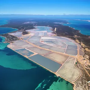 Useless Loop Salt Works Aerial Print Useless Loop Salt Works Aerial Print