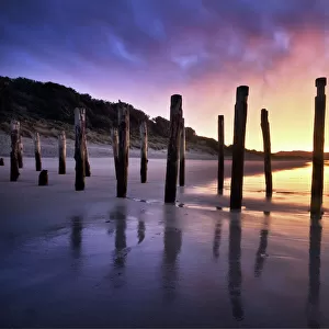 The Old Jetty Remains, St Clair Beach, Dunedin