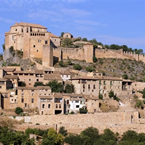 Spain, Aragon, Alquezar, city and fortress