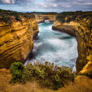 View to Muttonbird Island at Great ocean Road, Victoria