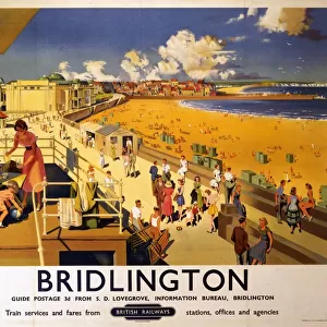 Bridlington, BR poster, 1950s