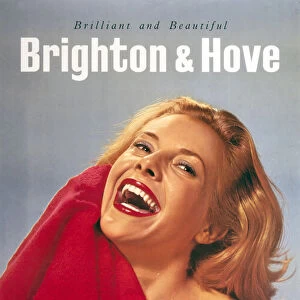 Brilliant and Beautiful Brighton & Hove - Go By Train, BR (SR) poster, 1961