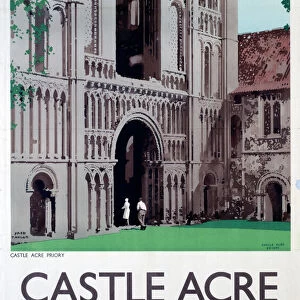 Castle Acre, LNER poster, 1923-1947