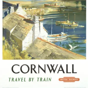 Cornwall, BR poster, 1948-1965