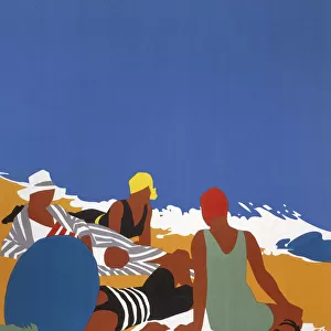 East Coast Joys No 2 - Sun-bathing, LNER poster, 1931