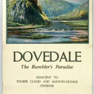 Dovedale Print - A Vintage LMS Poster Dovedale Print - A Vintage LMS Poster