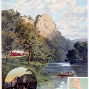 Midland Railway Print: High Tor, Matlock Midland Railway Print: High Tor, Matlock
