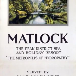 Matlock Print: A Hydropathic Resort by the River Matlock Print: A Hydropathic Resort by the River