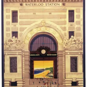Waterloo Station Print, 1922 Waterloo Station Print, 1922