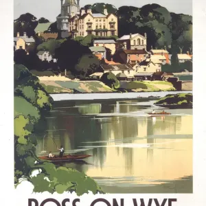 Rosland am Wye, GWR-Plakat, 1938 Rosland am Wye, GWR-Plakat, 1938
