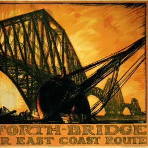 The Forth Bridge, LNER poster, 1923-1947