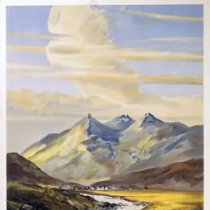 Isle of Skye, BR poster, c 1960