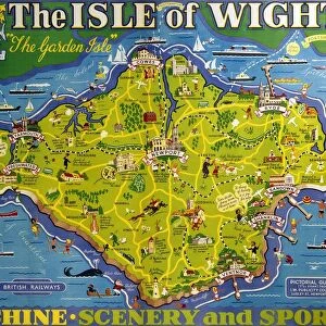 Isles Metal Print Collection: Isle Of Wight