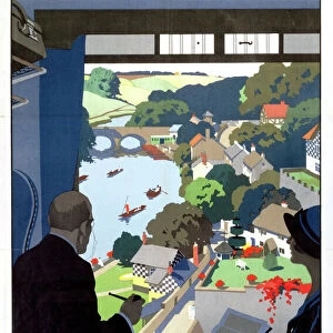 Knaresborough: Its Quicker by Rail, LNER poster, 1928