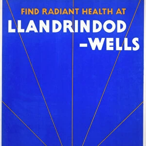 Llandrindod-Wells, LMS / GWR poster, c 1923