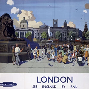 London, BR poster, 1950s