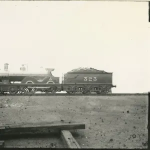 Midland Railway Class 2 4-4-0 steam locomotive number 1743. Built at Derby in 1886