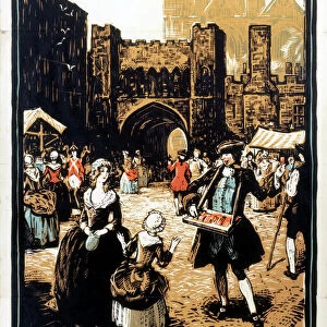 Old World Market Places - Peterborough, LNER poster, 1932