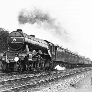 El Flying Scotsman, cerca de Grantham, Lincolnshire c. 1931 El Flying Scotsman, cerca de Grantham, Lincolnshire c. 1931