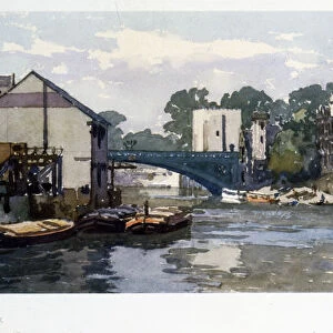 The River Ouse, York, BR(NER) carriage print, 1948-1965