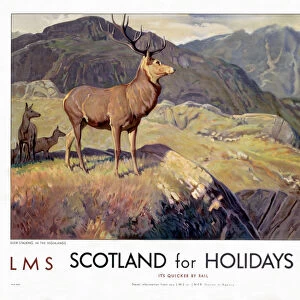 Scotland for Holidays, LMS / LNER poster, 1923-1947