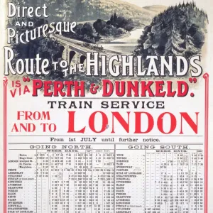 Route to the Highlands Print, 1905 Route to the Highlands Print, 1905