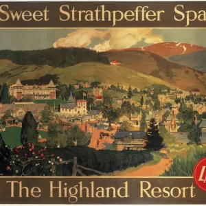 Strathpeffer Spa Print, c 1920s Strathpeffer Spa Print, c 1920s