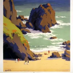 Cornwall Print, 1938 GWR Poster Cornwall Print, 1938 GWR Poster