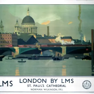 London Print by LMS, 1925 London Print by LMS, 1925