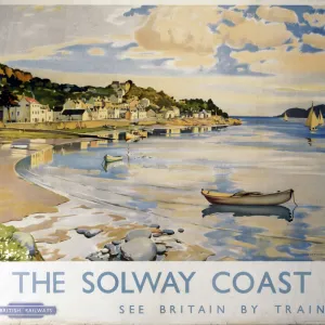 The Solway Coast - Kippford, BR (ScR) poster, 1948-1965