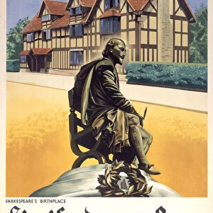 Stratford-upon-Avon, BR poster, 1948-1965