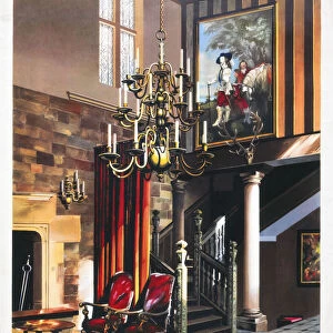 Treasurers House, York, BR poster, 1954