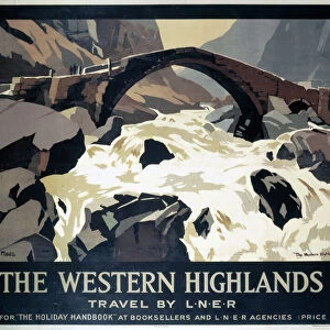 The Western Highlands, LNER poster, 1923-1947