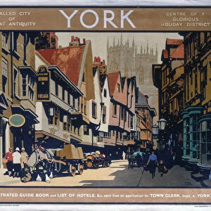 York, LNER poster, c 1920s