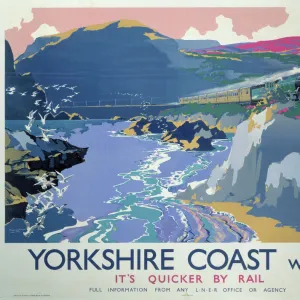 Yorkshire Coast, LNER poster, 1937