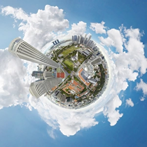 360A Aerial View of the Swissotel - Singapore