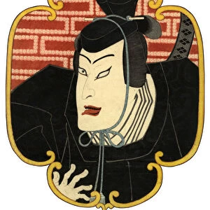 Actors Face Traditional Japanese Woodblock