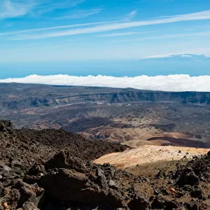 Aerial view of Teide National Park