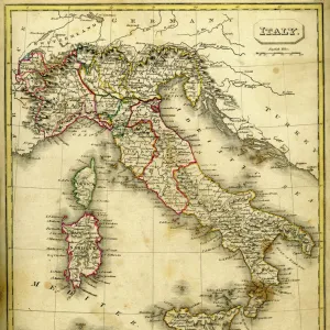 Antquie Map of Italy