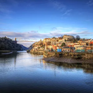 Winter Light on Clifton Suspension Bridge Print