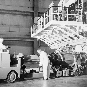 Men Testing Nuclear Reactor Print Men Testing Nuclear Reactor Print