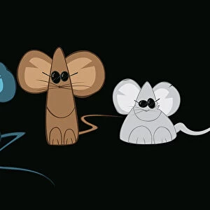 Three Blind Mice Illustration