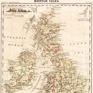 British Isles map 1867