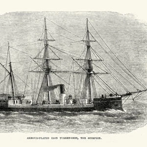 British Royal Navy Warship HMS Scorpion (1863)