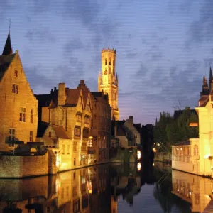 Heritage Sites Premium Framed Print Collection: Historic Centre of Brugge